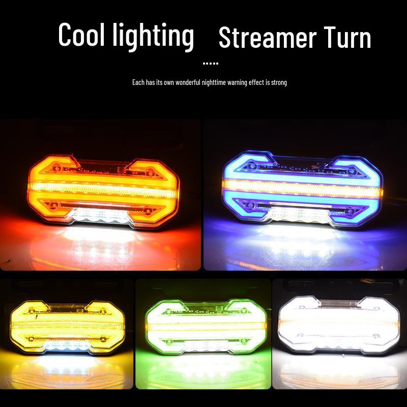 Superhelle 24V LED LKW Seitenleuchten mit Fließwassereffekt