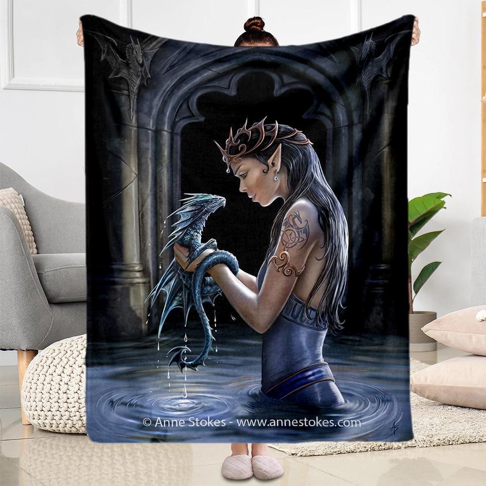 Gothic Style Blanket Comfortable Suitable for Picnics Sofa Seaside Four Seasons Universal Modern Style Best Holiday Gift for Friends Family