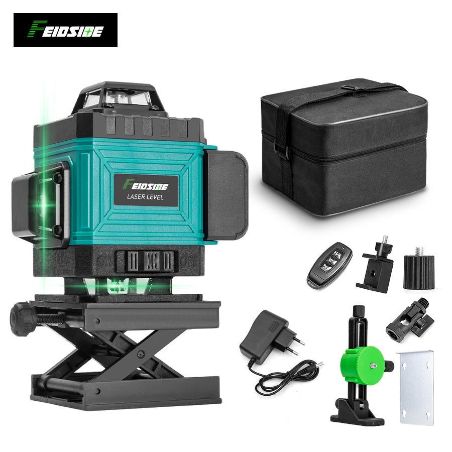 

4D 16-Line Green Laser Level for Precision Floor, Wall, and Ceiling Tiling