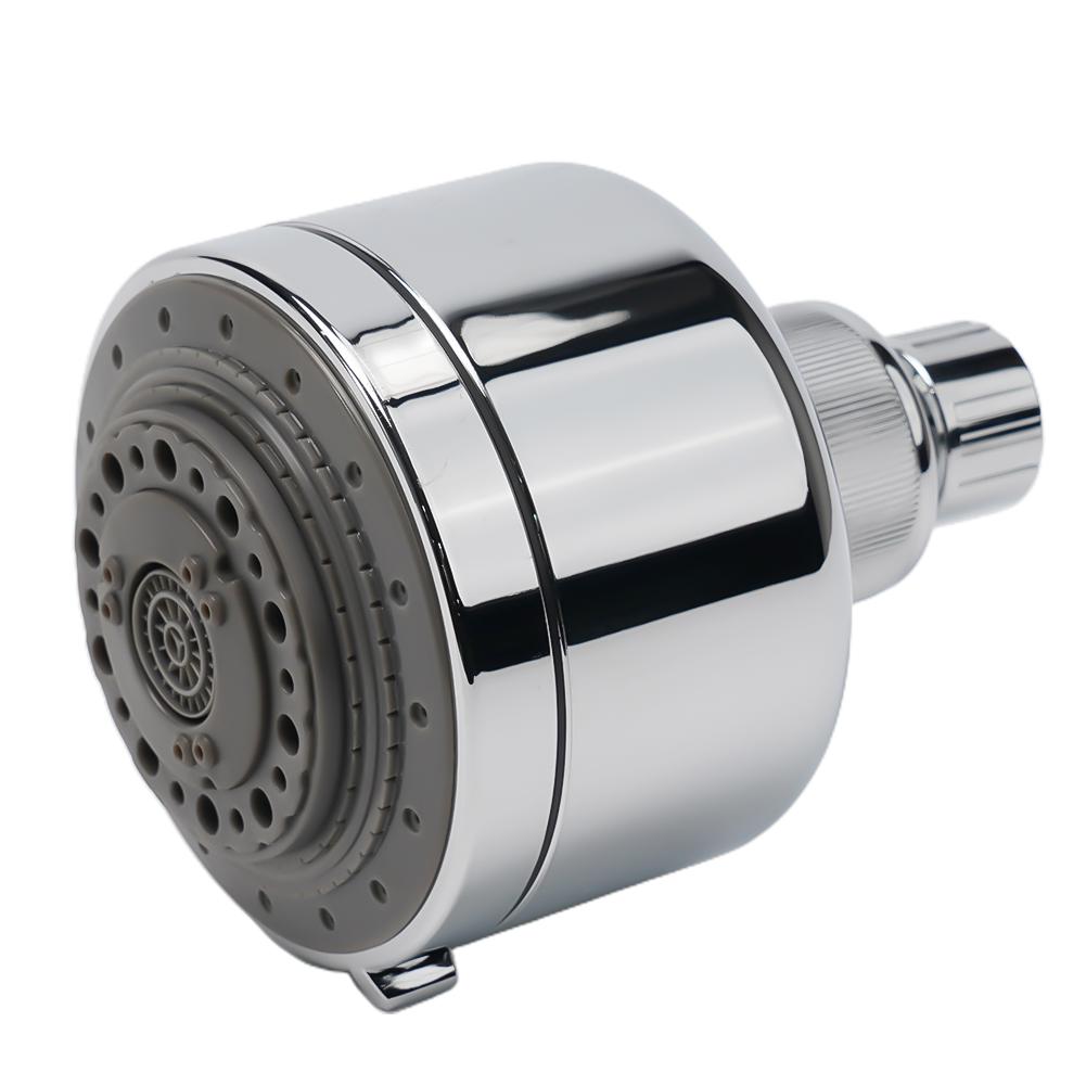Bathroom Shower Head Multifunction Pressurized Removable Rotating Shower Head Top Sprinkler 5-setting Adjustable