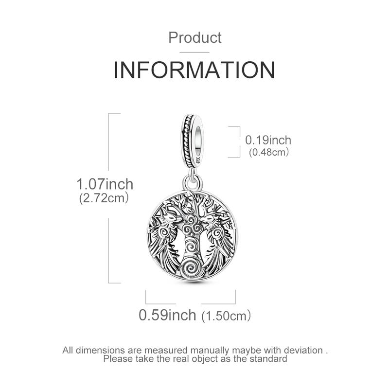 Copper Charms Beads Coffee Hexagram Phone Rings Pendants Fit Women Original Bracelet Diy Jewelry Gift