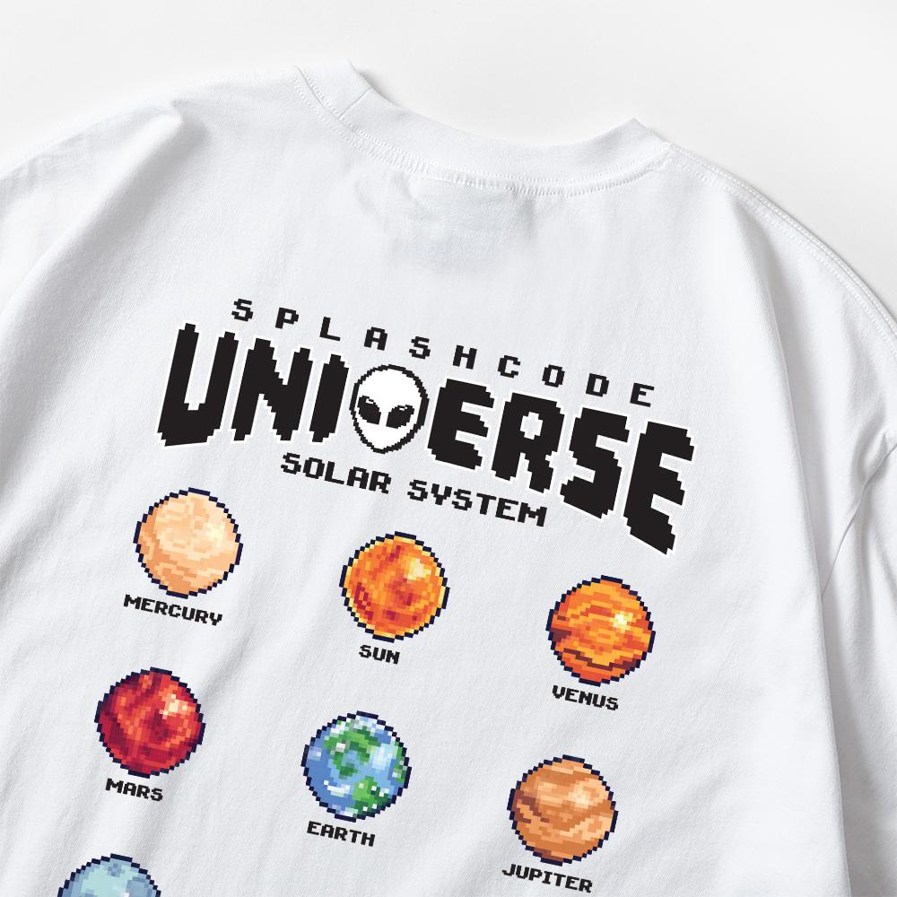 Seupeullaesikodeu Long Sleeve White - Solar System