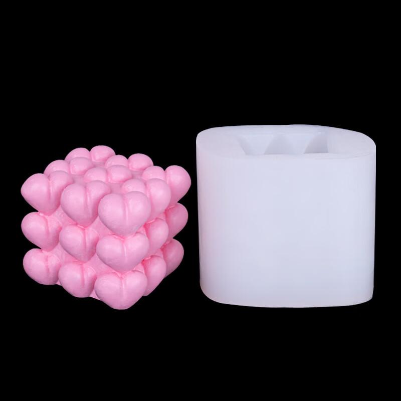 

3D Geometric Heart Silicone Mold