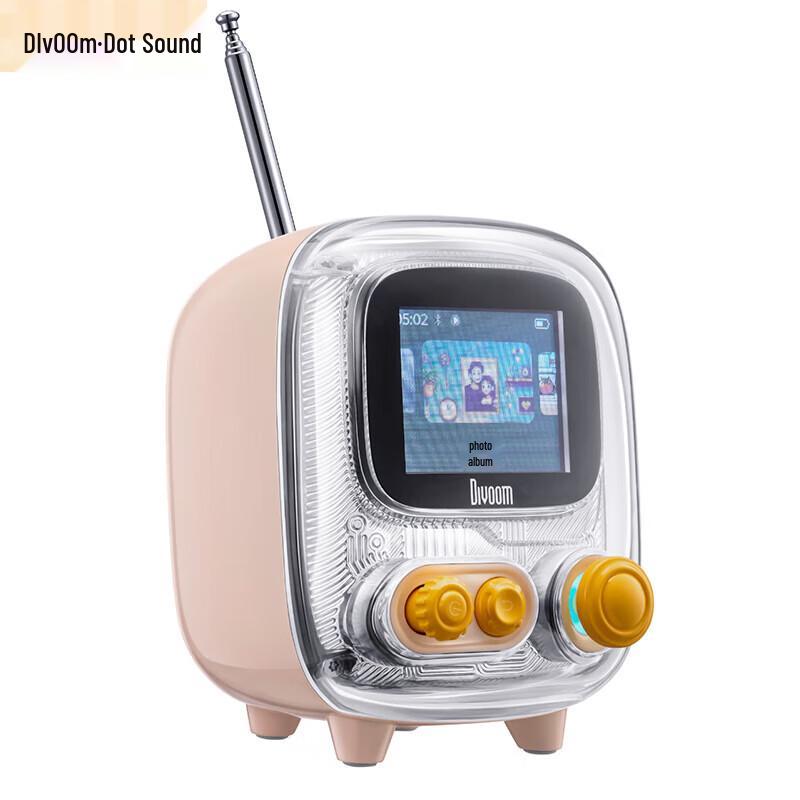 

DIVOOM Tiivoom-2 Retro TV Bluetooth Speaker with Calendar & Clock