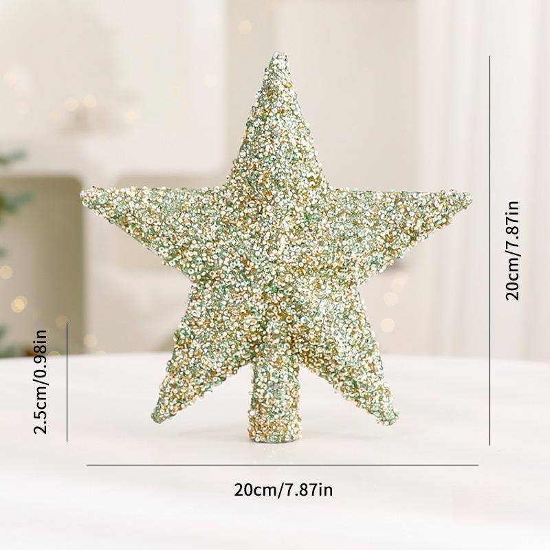 

Christmas Decorations and Ornaments Christmas Tree Showcase Scene Shooting Hanging Star Ornaments