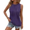 T-shirt da donna casual girocollo ampia senza maniche canottiera estiva da donna canottiera canottiera senza maniche top basici