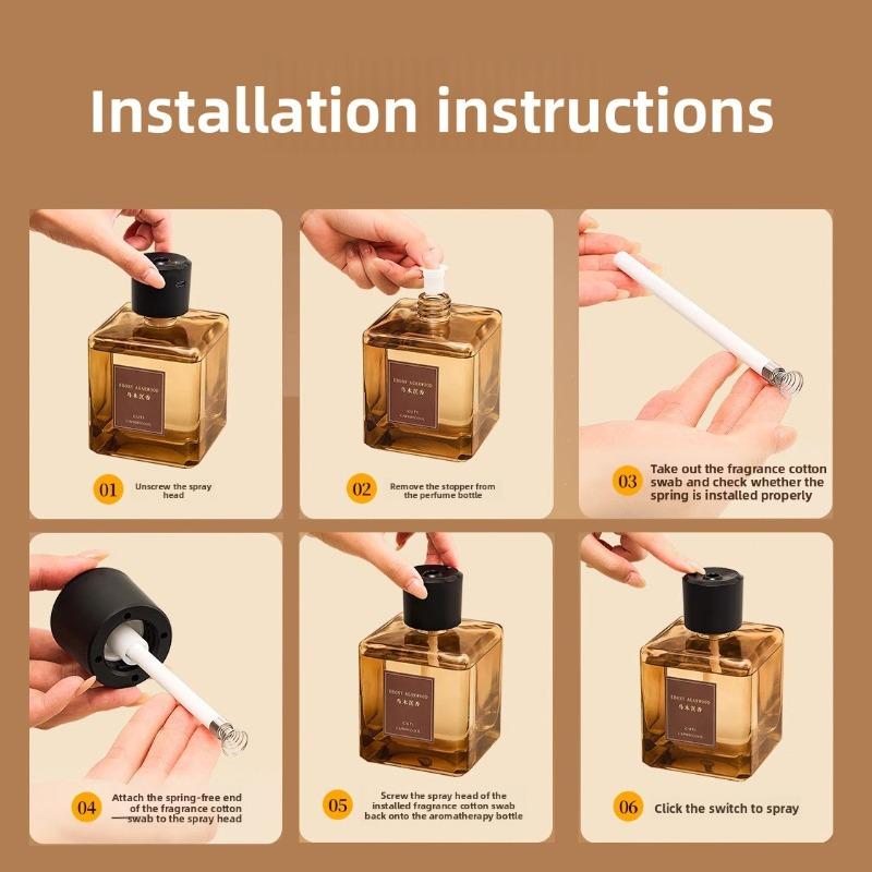 Household Indoor Toilet Aroma Diffuser for Bedroom, High-end Sense Fragrance Diffuser, 500ml Automatic Spray Aroma Diffuser