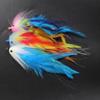 Colorful Ribbon Fly Fish Tuna Lures Flash Line Squid Skirt Lure  Freshwater Saltwater