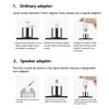 Perfume Bottle Refill Adapter 2Pcs Horn Mouth Nozzle Connector Leak-proof Dispensing Tool for Home Travel Cosmetic Use
