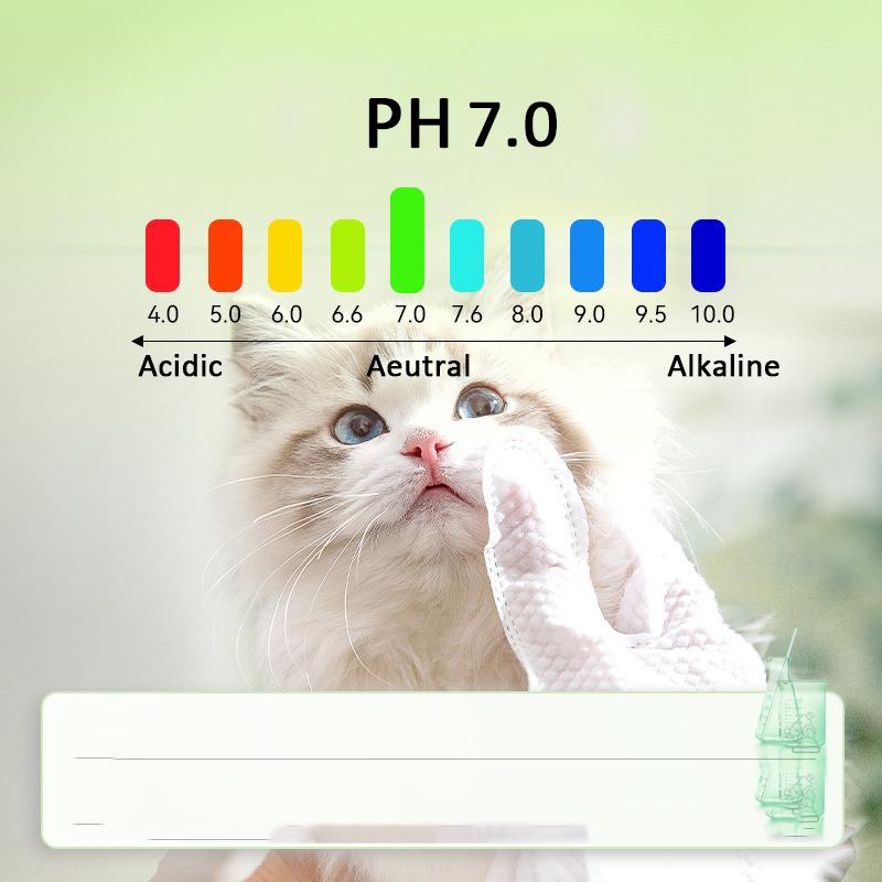 Pet Wash Free Cleaning Gloves Cat and Dog Bathing Deodorization Dry Cleaning Wet Wipes for Puppies and Kittens 6 Pieces