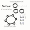 1 set Lightweight Hub Conversion Adapter Easy Installation Bike Hub Adapter  Bike Upgrading