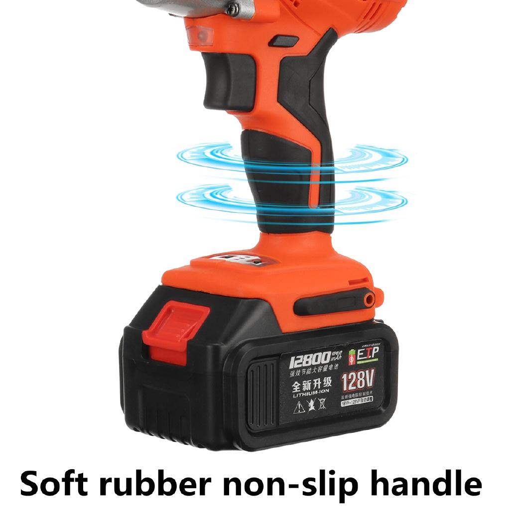 2800rpm Brushless Cordless Electric Impact Wrench Tool Rattle Gun Car Repairing LED