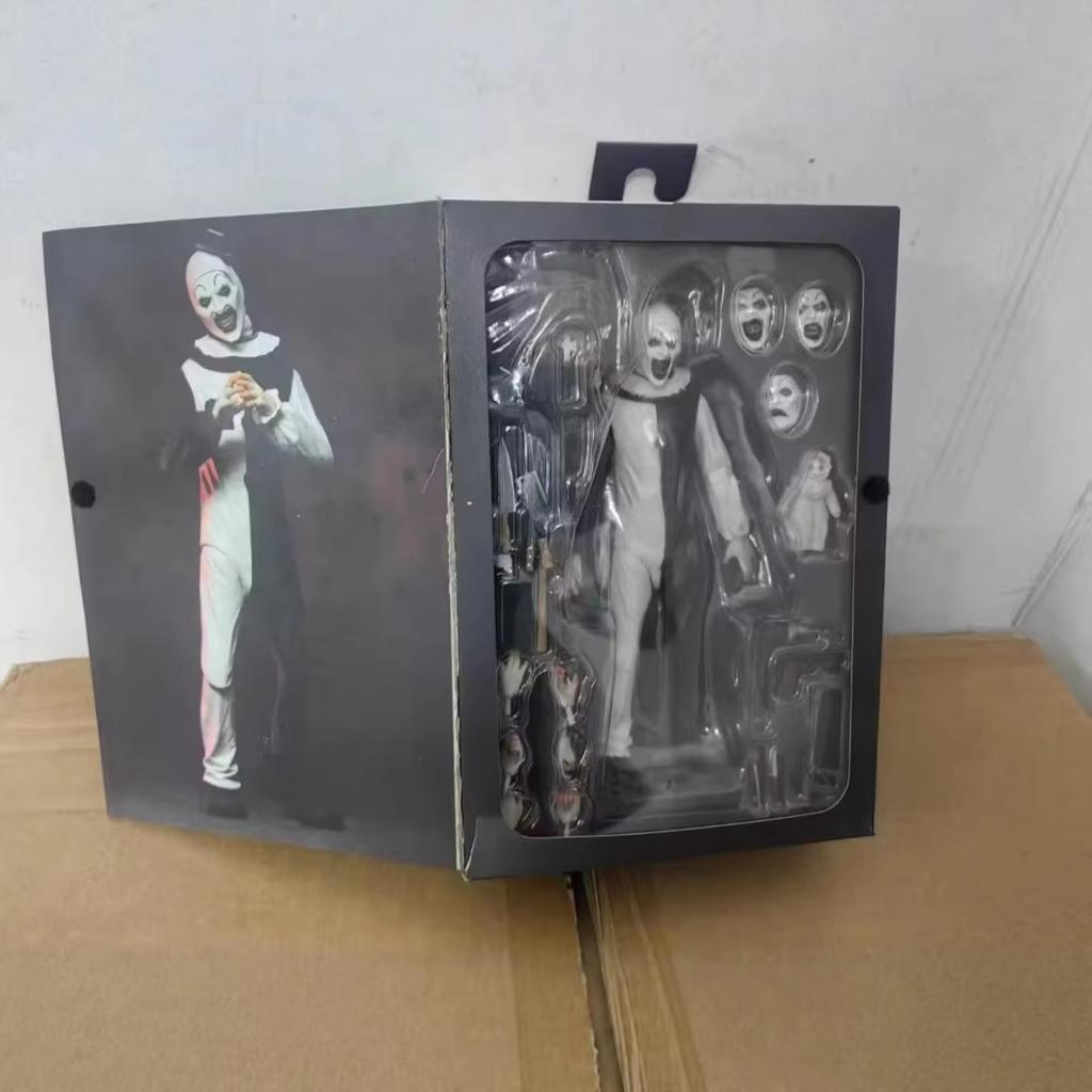 NECA Figure Art The Clown Figure Damien Leone's Terrifier Figurine Action Figure Model Toys Joint Movable Doll Toys Gifts