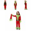 Grinch Weihnachtskostüm Für Kinder Mit Weichem Polyesterstoff Für Feiertagsaufführungen Perfekt