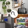 Mini Ceiling Screw Hooks Iron Hanger for Outdoor String Lights Hanging Plants Mug Arts Decorations Cup Extend Hooks
