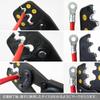 HOZAN Crimping JIS C9711 14sq Compatible Model with Handle and Forming Check Mechanism Tool, P-76, Compliant, Easy-to-Operate Built-in