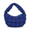 Chic Mini Borsa a Mano Pieghettata Nuvola - Nuovo alla Moda Design in Cotone Piuma