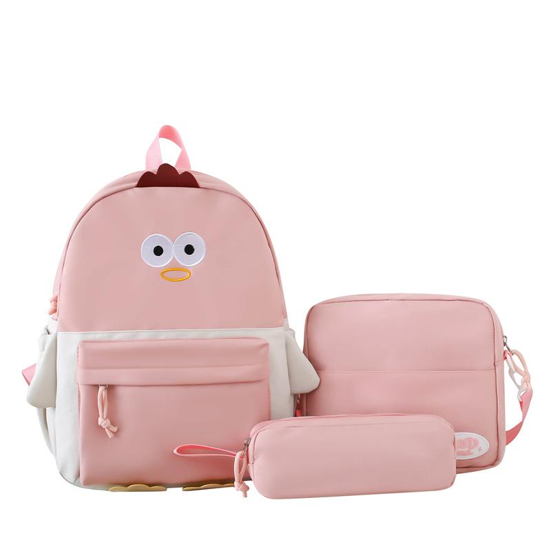 Школьный рюкзак для учеников начальной и средней школы, женский рюкзак с японским мультяшным рисунком, милый и симпатичный, модный школьный рюкзак для девочек, пенал.