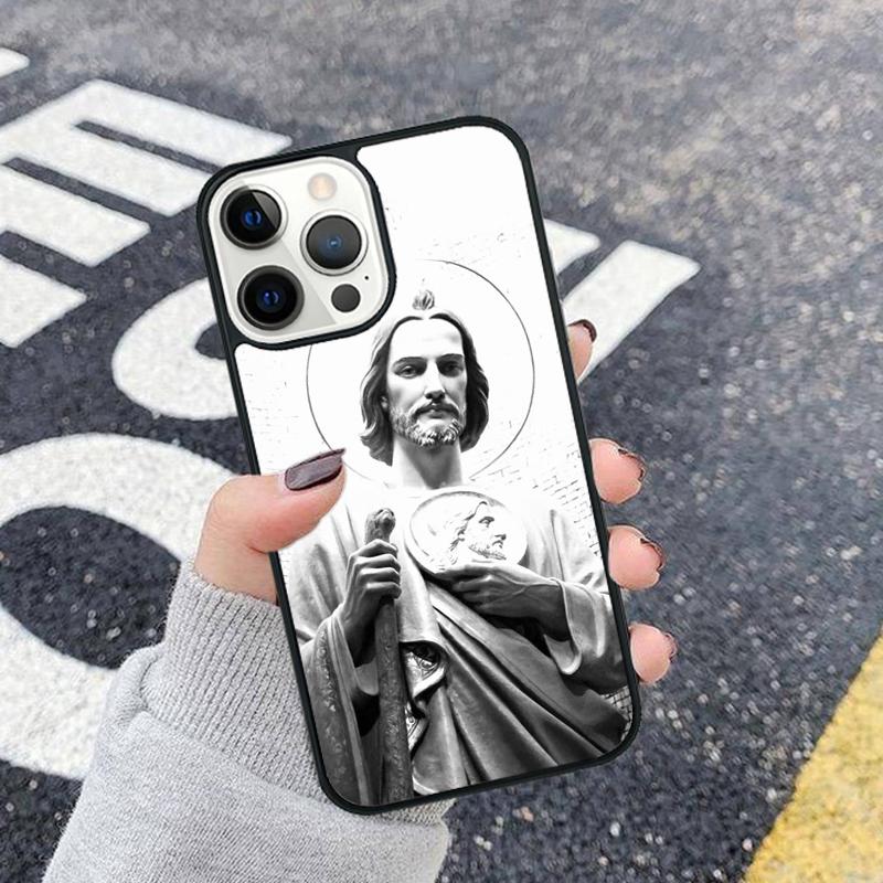 San Judas Colored Design Case For iPhone 17 Air 11 12 13 14 15 16 Pro Max Cover For iPhone 17 Air 13 12 Max Plus 2020