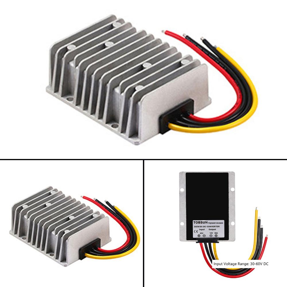 Areyourshop WaterProof 48V to 12V 30A 360W Step Down DC/DC Power Converter Regulator