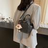 New 2025 Portable Wing Bag Matte Retro Bucket Bag Niche Design Commuter Shoulder Messenger Bag Women