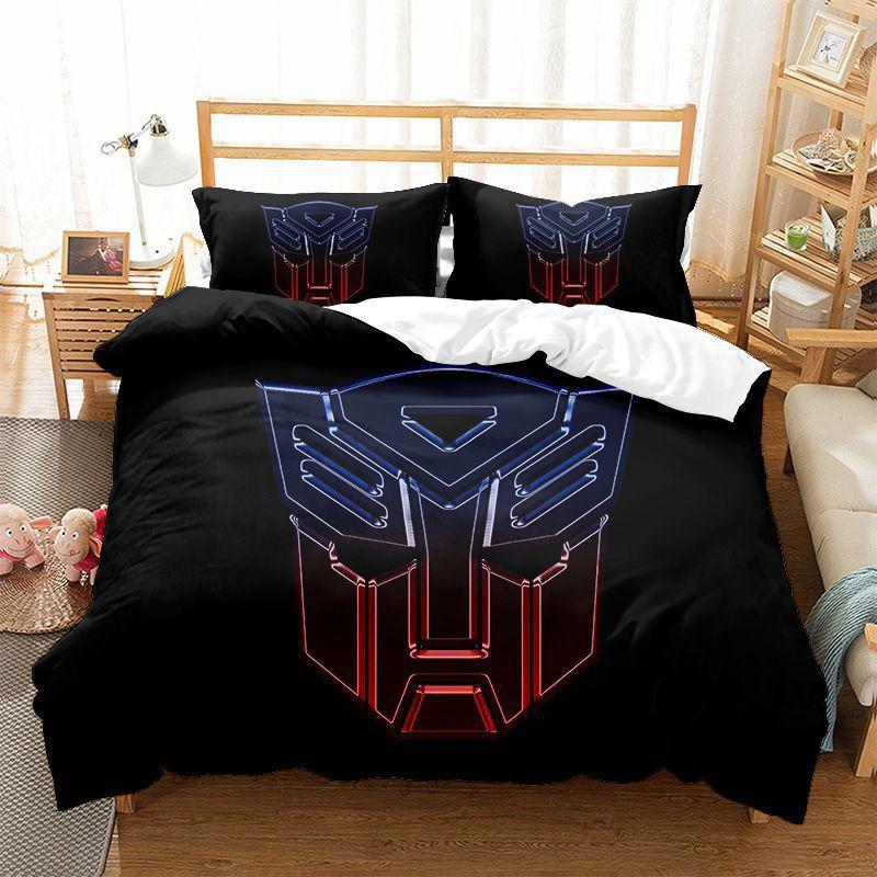 High Quality Movie Robot Bedding Set T-Transformers’ Duvet Cover Set teenage boys Quilt Cover For Gifts for children