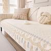 All-Cotton Non-Slip Sofa Cushion Cover: Universal, Luxurious Fabric for All Seasons