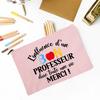 The Influence of Teacher Will Last for A Lifetime Print Makeup Bag Travel Toiletry Bag Pencil Case Stationery Bags Teachers Gift