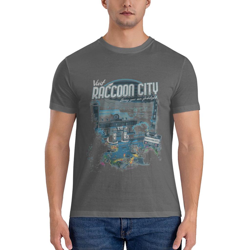 Visit Raccoon City Regular Style Tshirt Outdoor Trendy Brands Breathable And Skinfriendly Shirt
