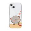 Funny Couple Cats Funda Phone Case For iPhone 17 16 15Pro Max 11 12 13 14Pro Plus Shockproof Coque Iphone Shell Bumper