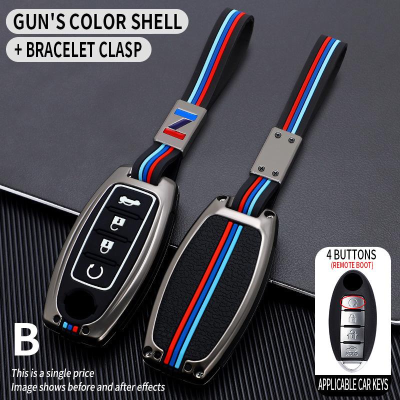 Applicable To The 14th Generation Xuanyi Key Set 2023 Teana Qashqai Qijun Jinke Tuda Car Case Buckle