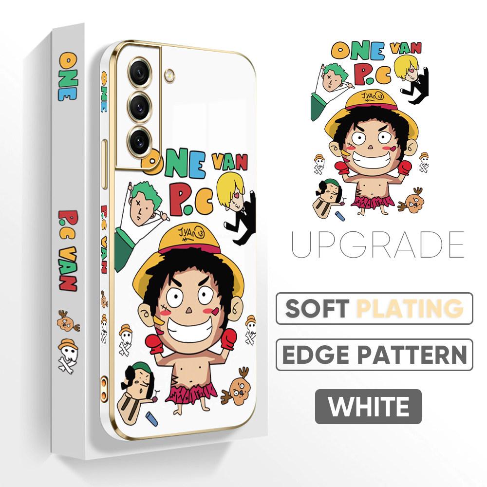 Colorful Printing Patterns Square Edge Pattern Casing Plated Phone Shell Luxury Plating Soft Phone Case for iPhone Motorola Moto OnePlus Samsung