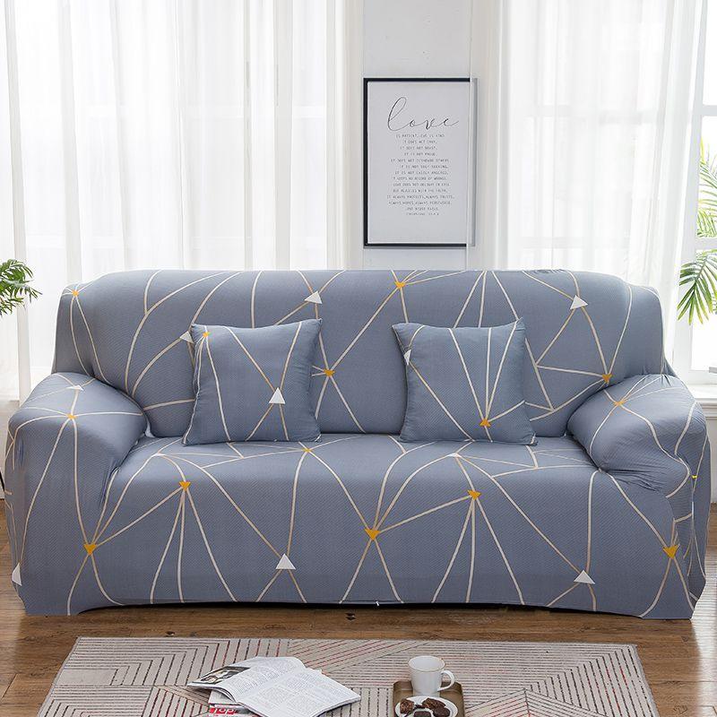 Stylish Flower Leaf Sofa Cover Elastic All-inclusive Protection For Sofas Of Any Size