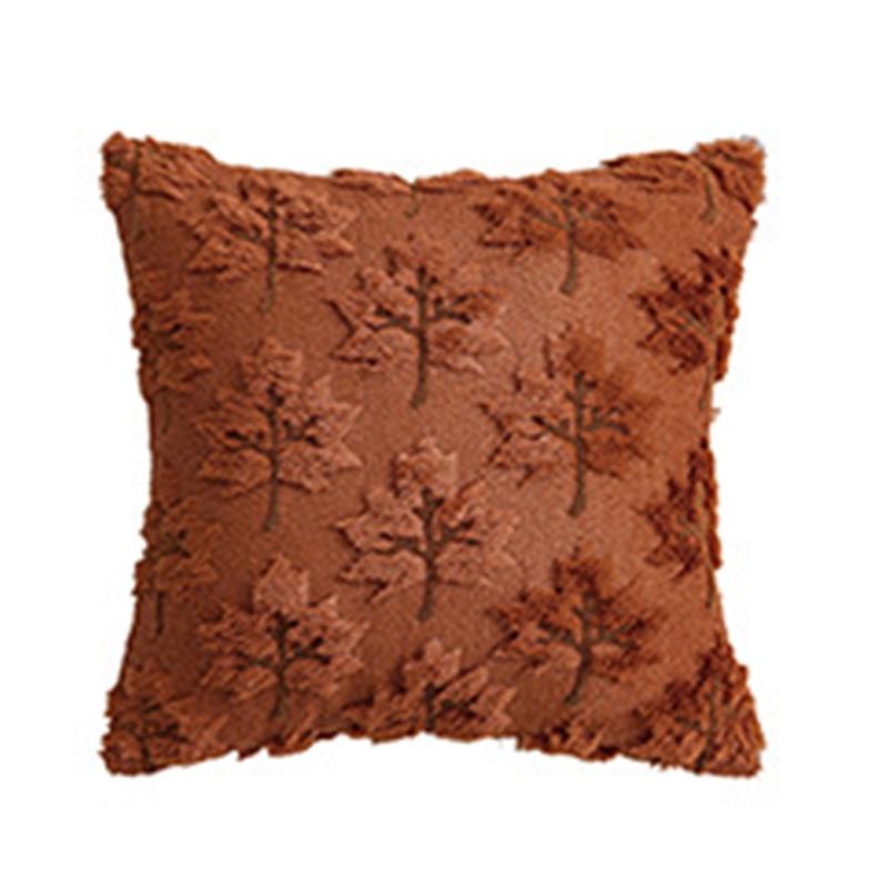 Fall Leaf Pattern Velvety Soft Pillow Cover Cozys Decorative Throw Pillow Case For Living Room Bedroom