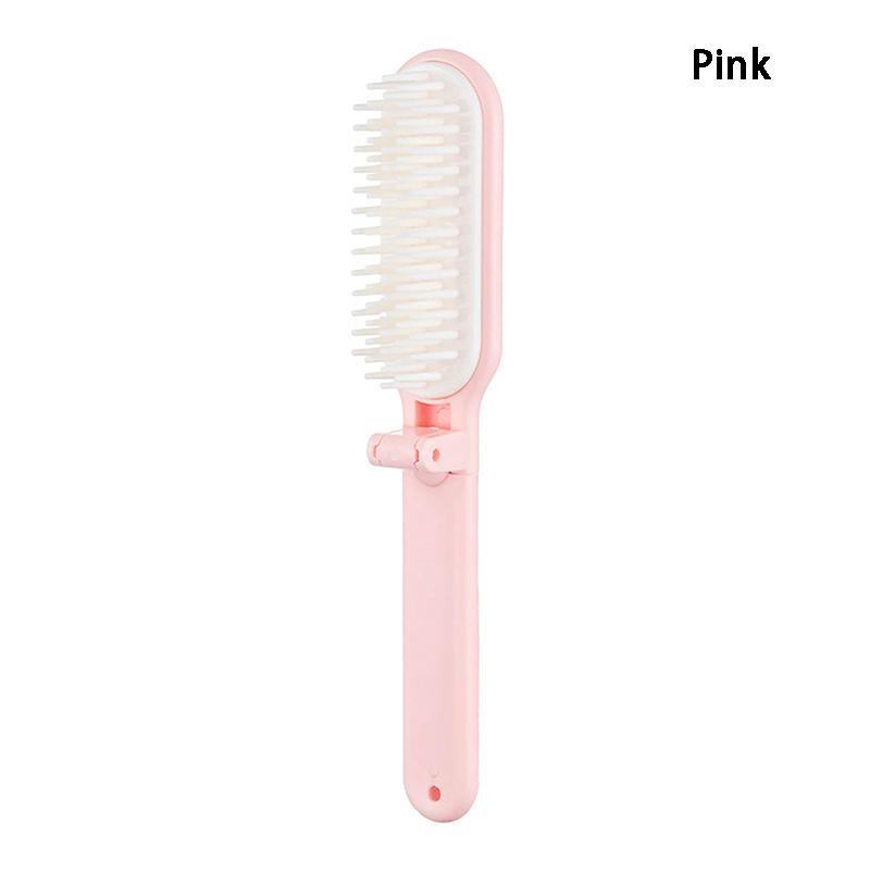 Foldable Hair Comb Portable Detangling Soft Hair Brush Anti Static Head Scalp Massage Travel Pocket Comb Hair Styling Barber