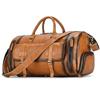 Retro Crazy Horse Leather Travel Bag Men'S Leather Handbag Casual Fitness Bag With Shoes Cowhide Luggage