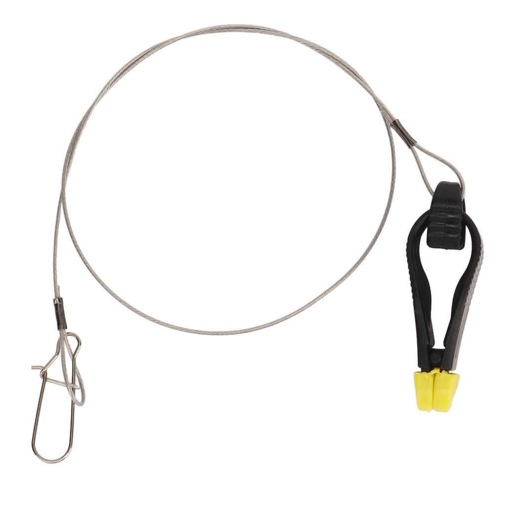 Schnurfreiklemmen mit 17,5 Zoll er U-Typ Schnappverschluss Stromlinienförmiges Design Power Grip Schnurfreiklemme für Boots-Trolling