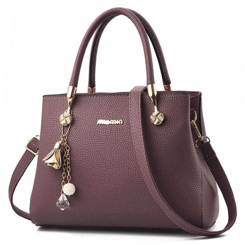 Modische trendige minimalistische Handtasche, große Größe, elegantes Design, einzelner Schultergurt, Umhängetasche