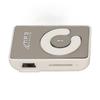 Back Clip Player Portable Lightweight Mini MP3 Music Player with Memory Card Slot for Daily School White