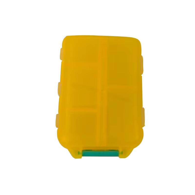 10 Grid Travel Pill Organizer Box Portable Folding Small Pill Case Daily Pill Container Pill Box Dispenser Plastic Container Box