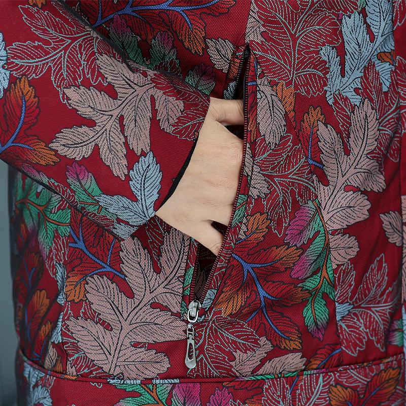 Middle Age Women's Down Jackets Winter Vintage Parkas Fur Collar Liner Detachable Plus Size Elegant Thick Warm Down Coats Woman Outerwears