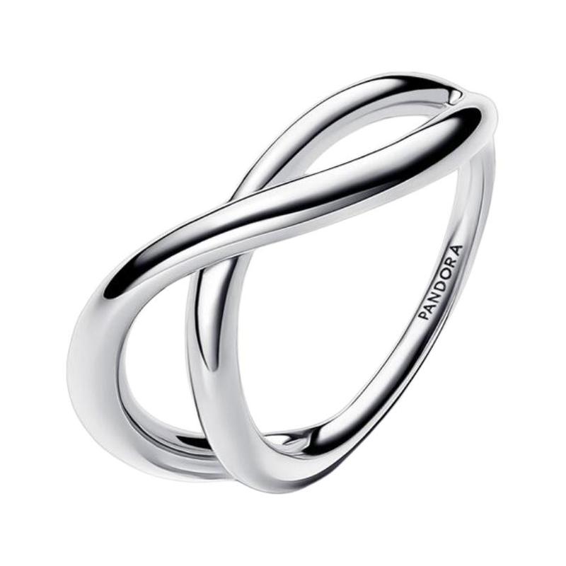 Pandora Organic Shapes Infinite Shape Ring Women s Silver 193318C00 серебряный