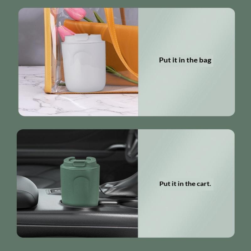 Mini Thermos Bottle Coffee Mug Stainless Steel Cup Thermal Leakproof Vacuum Flask Double Wall Tumbler Insulated Travel Drinkware