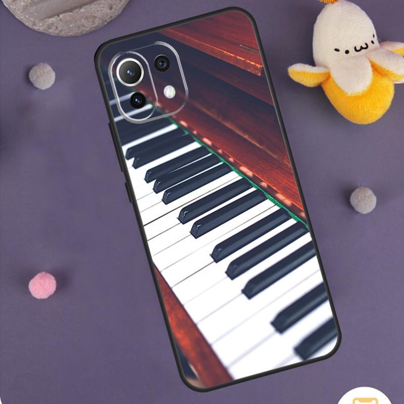 Piano Keys Musical Case For Xiaomi 15T Pro 13T 14T 14 15 Ultra 17 Pro Max POCO F8 Pro F5 F6 F7 X5 X6 X7 Cover