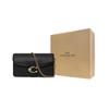 COACH Tabby Polished Pebbled Leather Shoulder Bag , Crossbody Bag Mini Women's Black (Unisex) Crossbody Bags 76197 B4BK