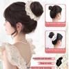 Synthetic Hair Tie Wig Lace Hair Rope Hairpiece Elegant Wig Hairband  Women