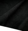 Washed Canvas Washable Discoloration Canvas Thick Plain Fabric Canvas Fabric Campus Fabric Cotton Craft Handmade (Black 1m)