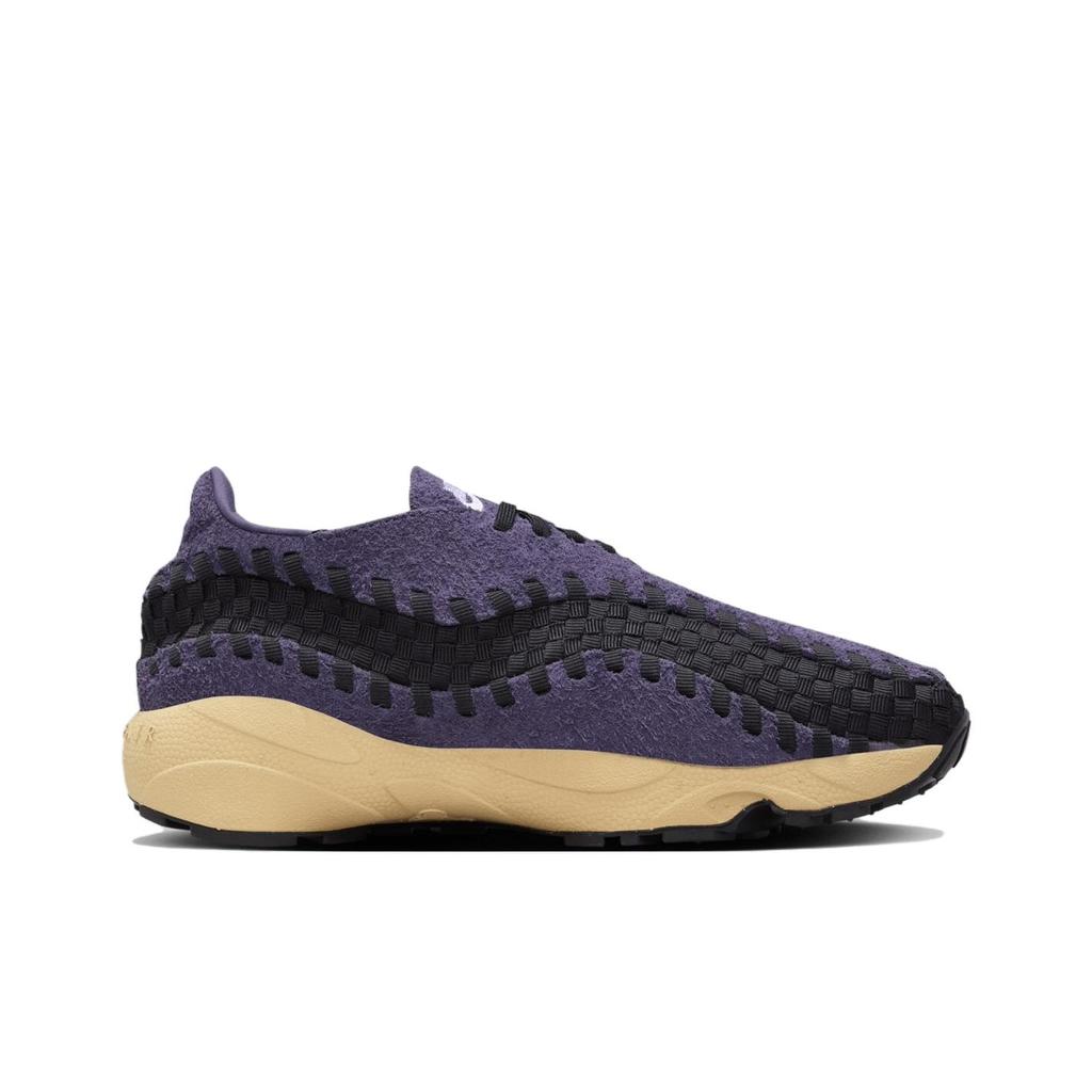 Nike Air Footscape Woven Dark Raisin Damesneakers Lilla Svart Kokosmelk FZ2615-500