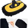 Car Detailing Brush Telescopic Car Mop Head Chenille Replacement Brush Head Super Absorbent Car Cleaning Brush Auto Accessory