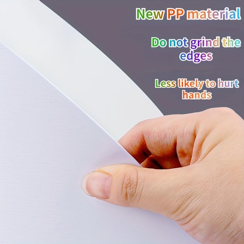 2PCS Multi-Function Magazine Holder File Organizers - White, Lightweight & Portable for Home Office Use, Document Organizer